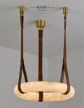 Alabaster Ring Pendant Light